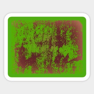 Green grunge Sticker